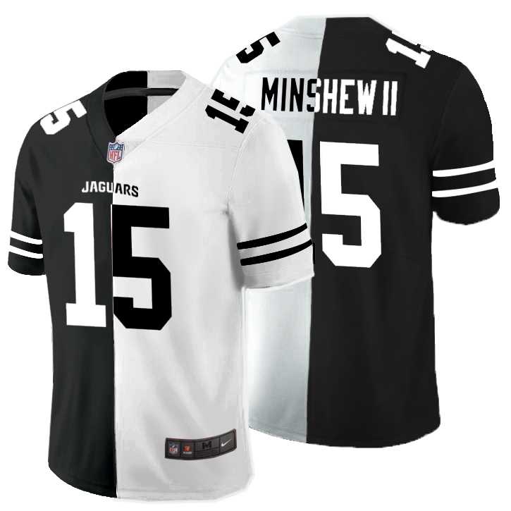 Nike Jaguars 15 Gardner Minshew II Black And White Split Vapor Untouchable Limited Jersey Dyin,We sell and wholesale Nike Jaguars 15 Gardner Minshew II Black And White Split Vapor Untouchable Limited Jersey Dyin on line form chian!